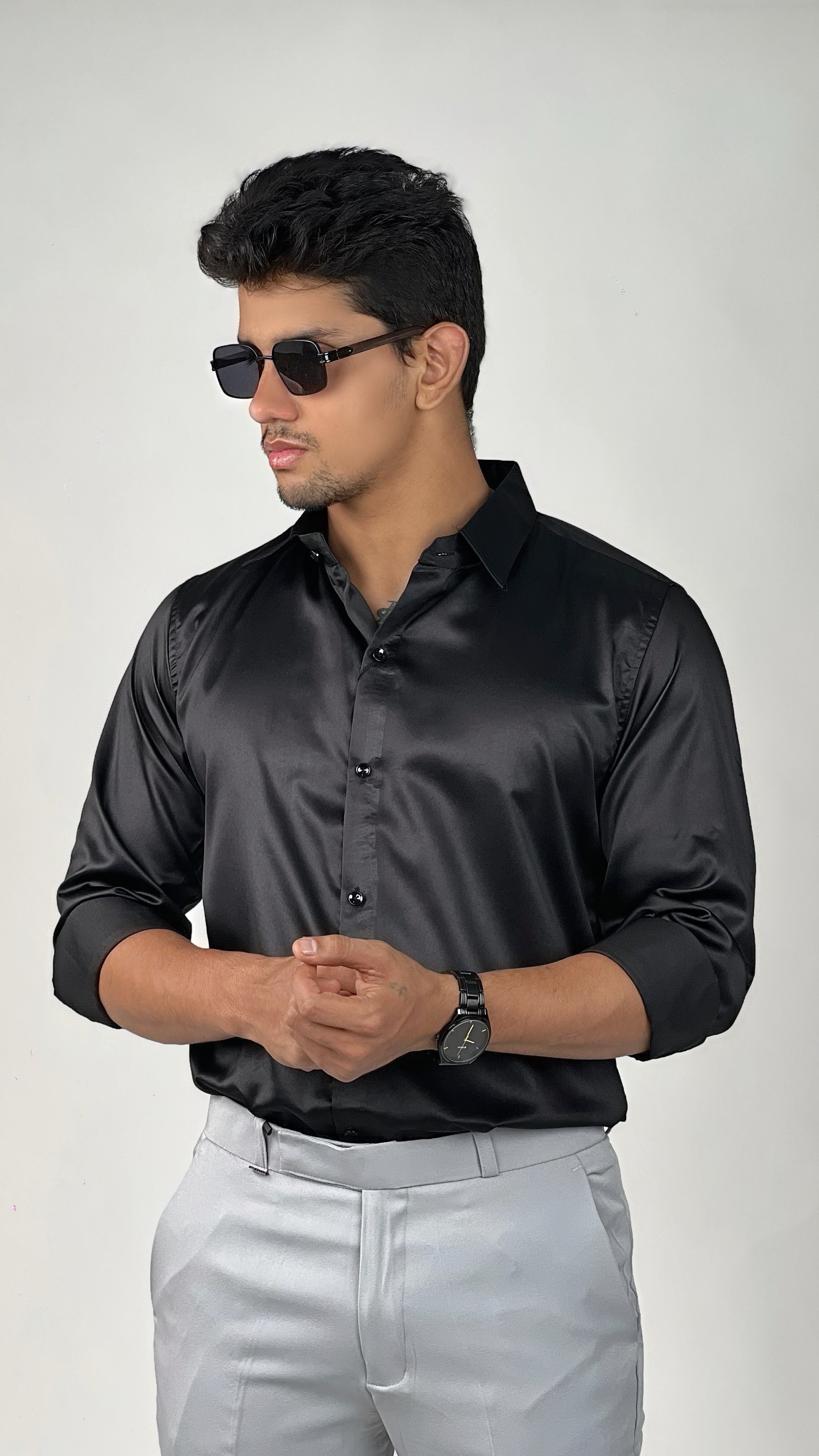 BLACK FORMAL SHIRT