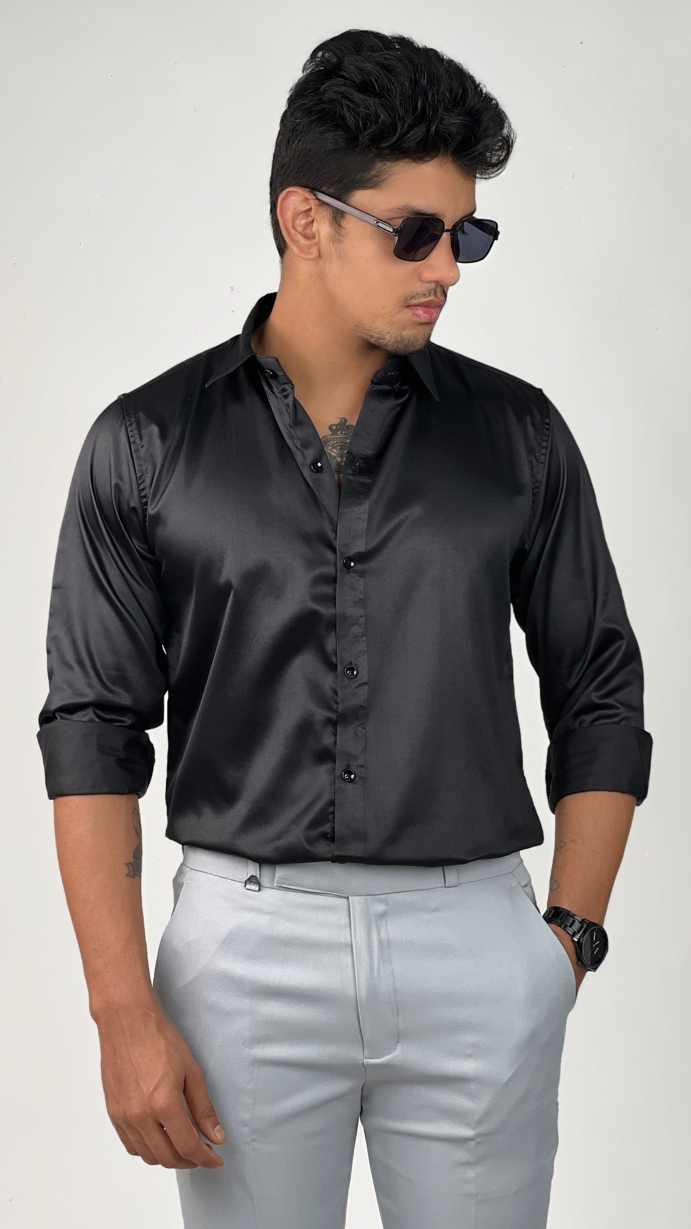 BLACK FORMAL SHIRT