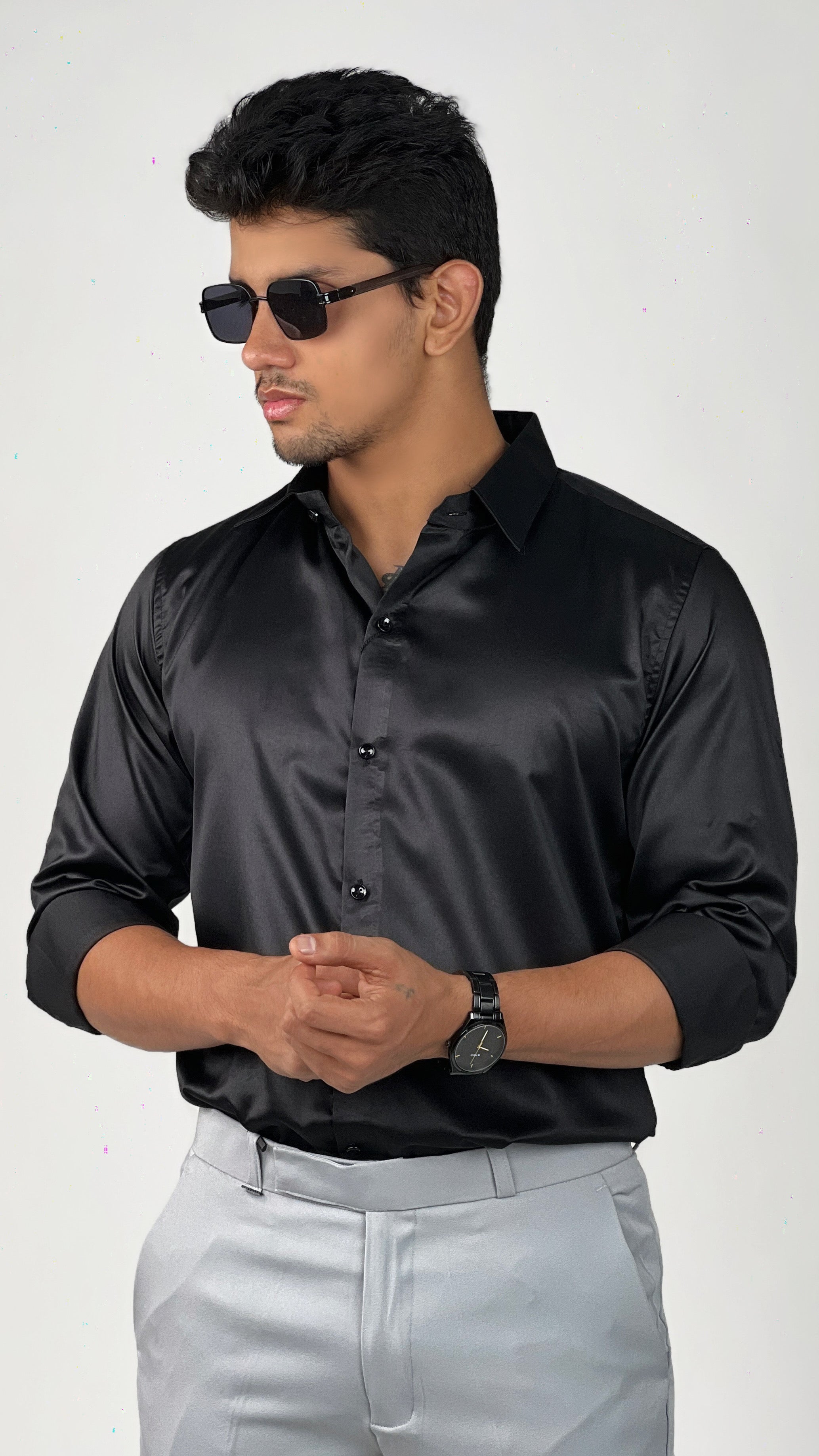 BLACK FORMAL SHIRT