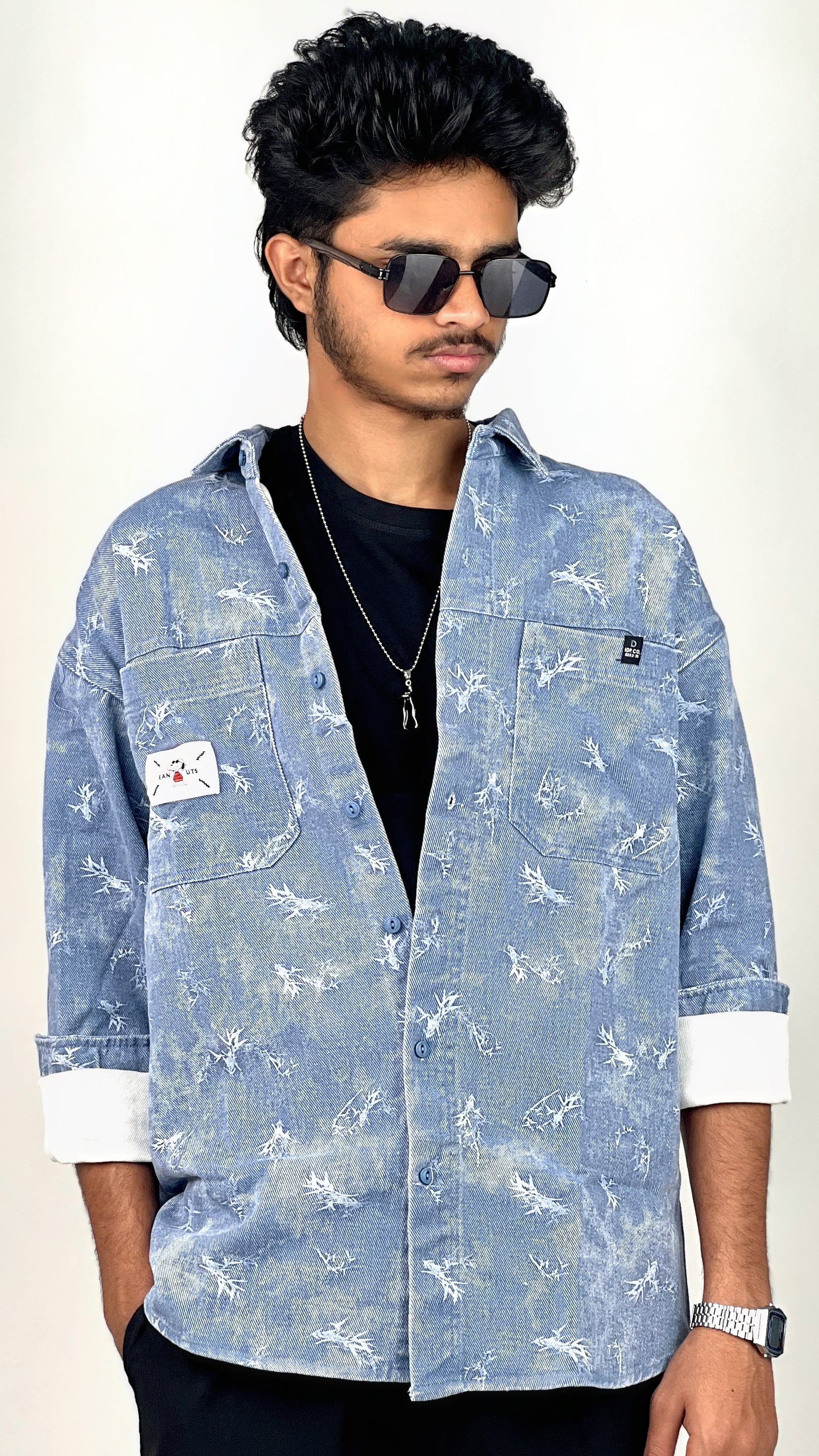 IDZ - DENIM PRINTED SHIRT