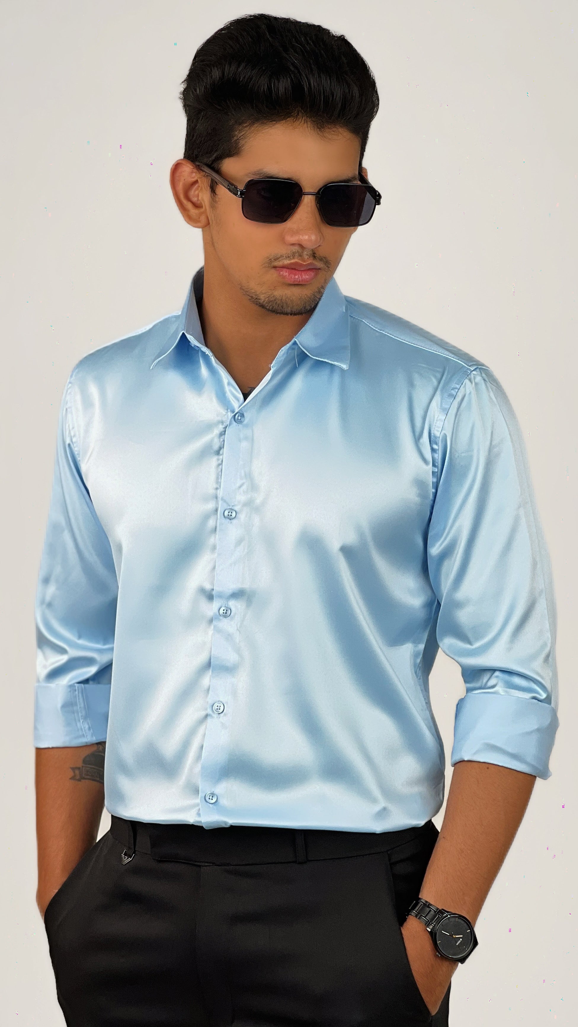 PASTEL BLUE FORMAL SHIRT