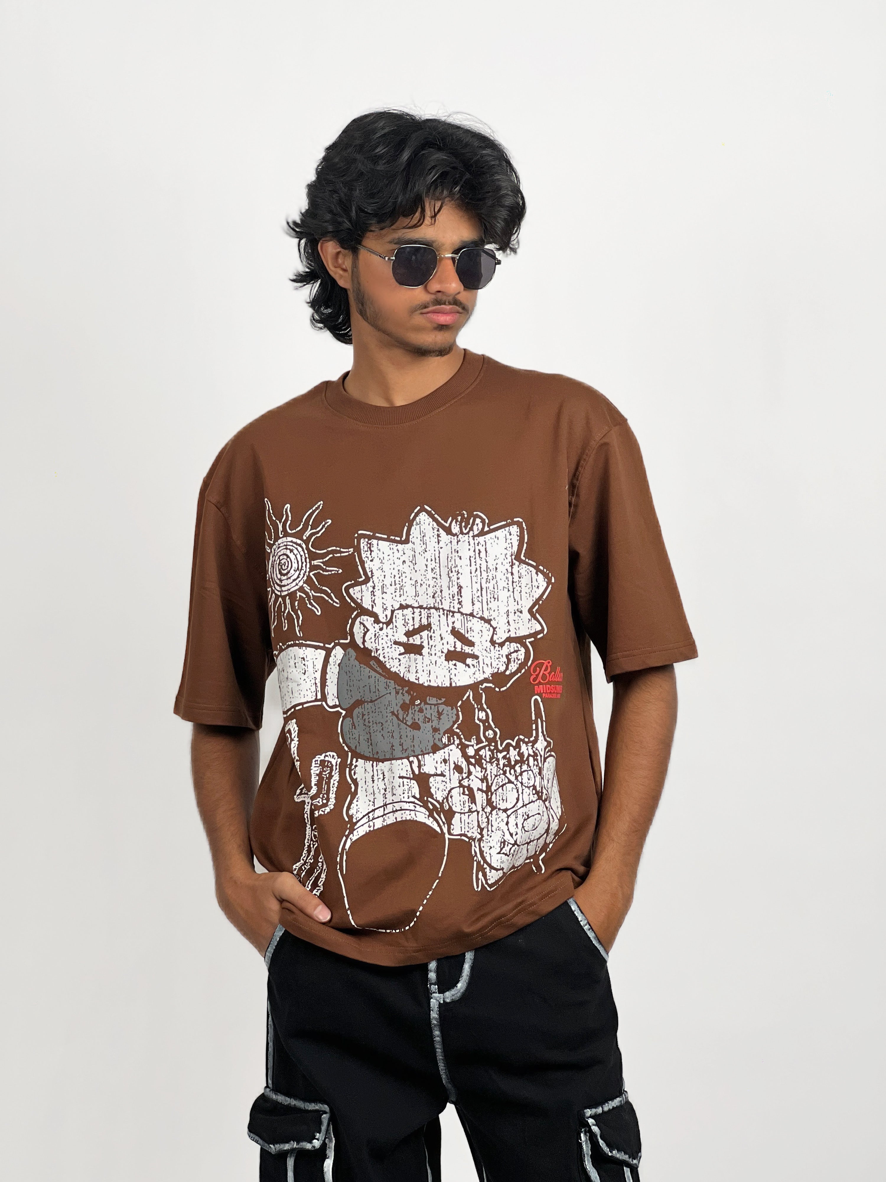 STAY COOL OVERSIZED - BROWN