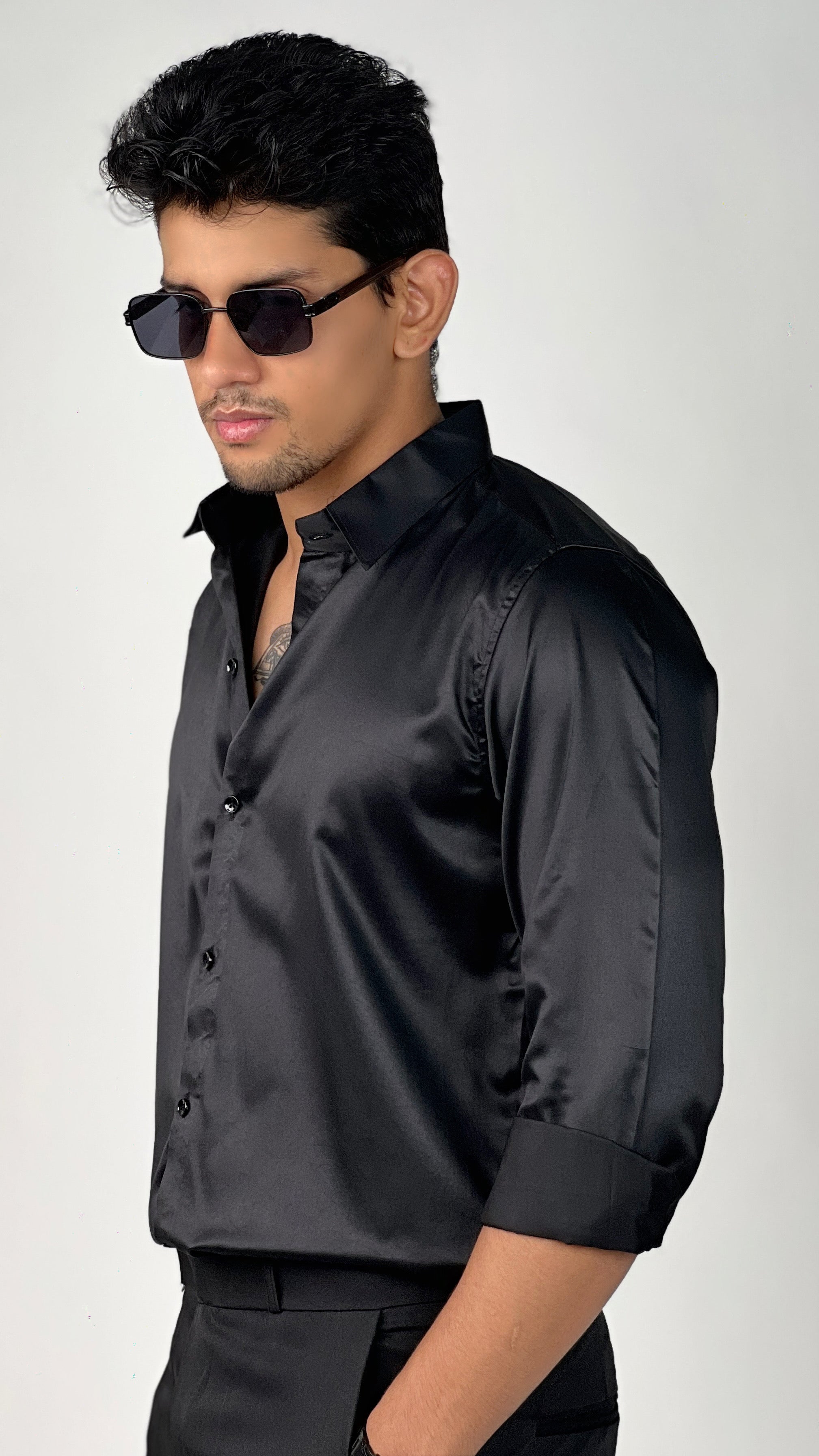 BLACK FORMAL SHIRT