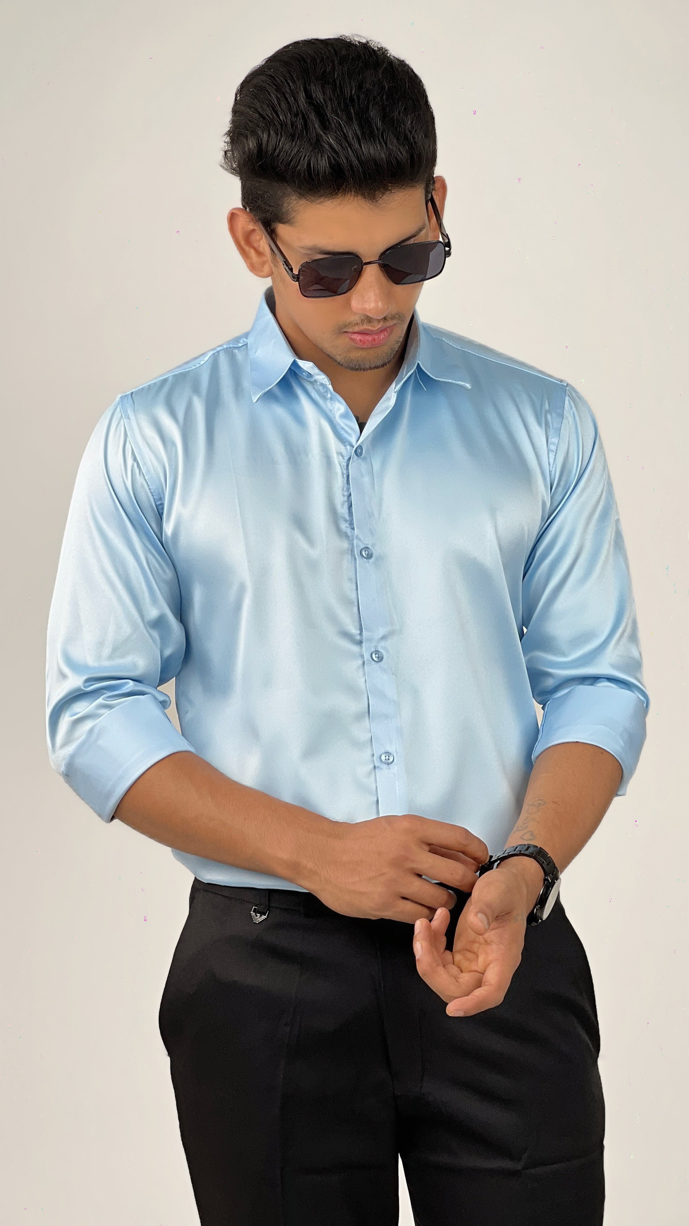 PASTEL BLUE FORMAL SHIRT