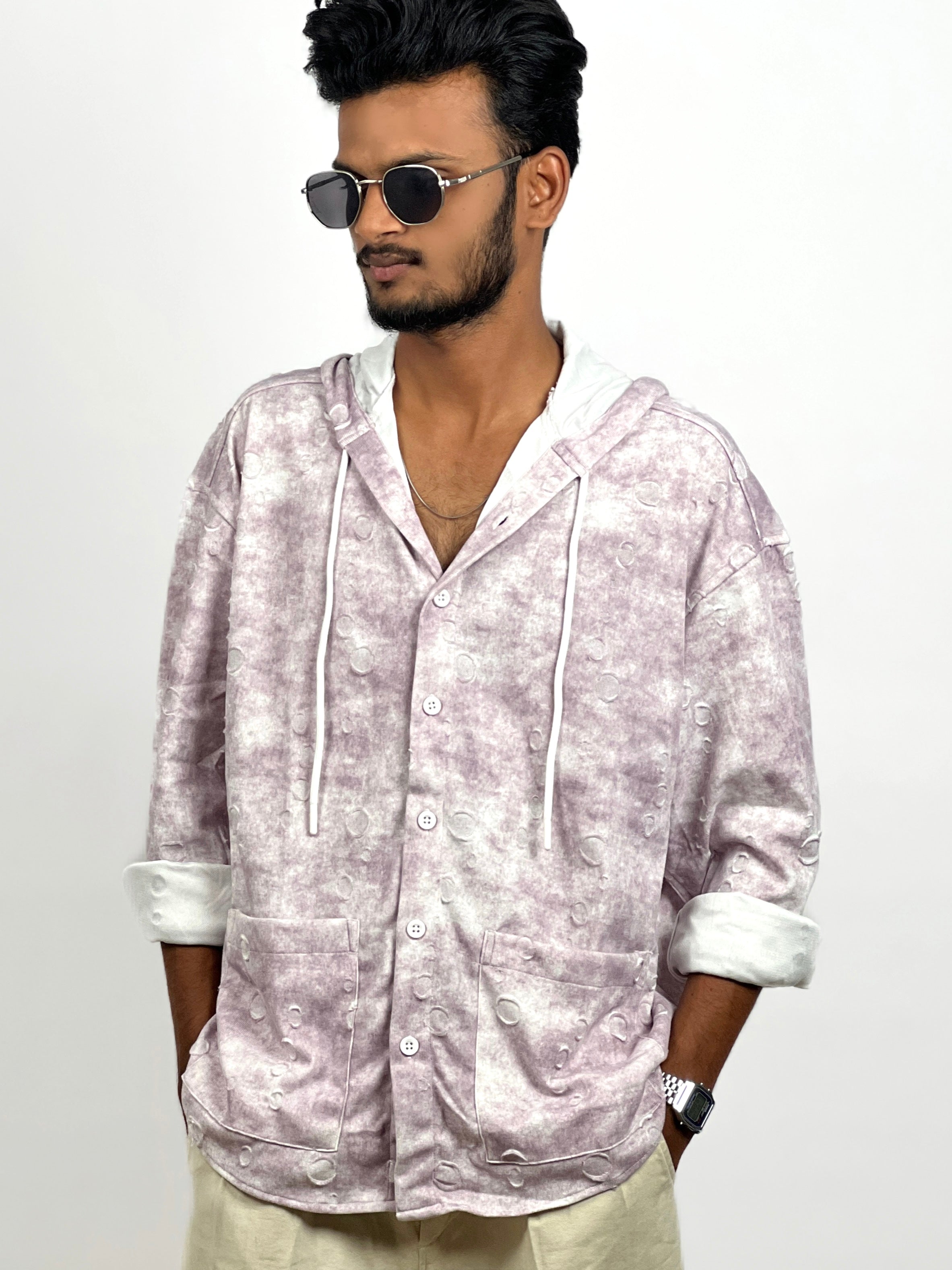 ICE MOOD MEN TIE DYE PULLOVER SHIRTS