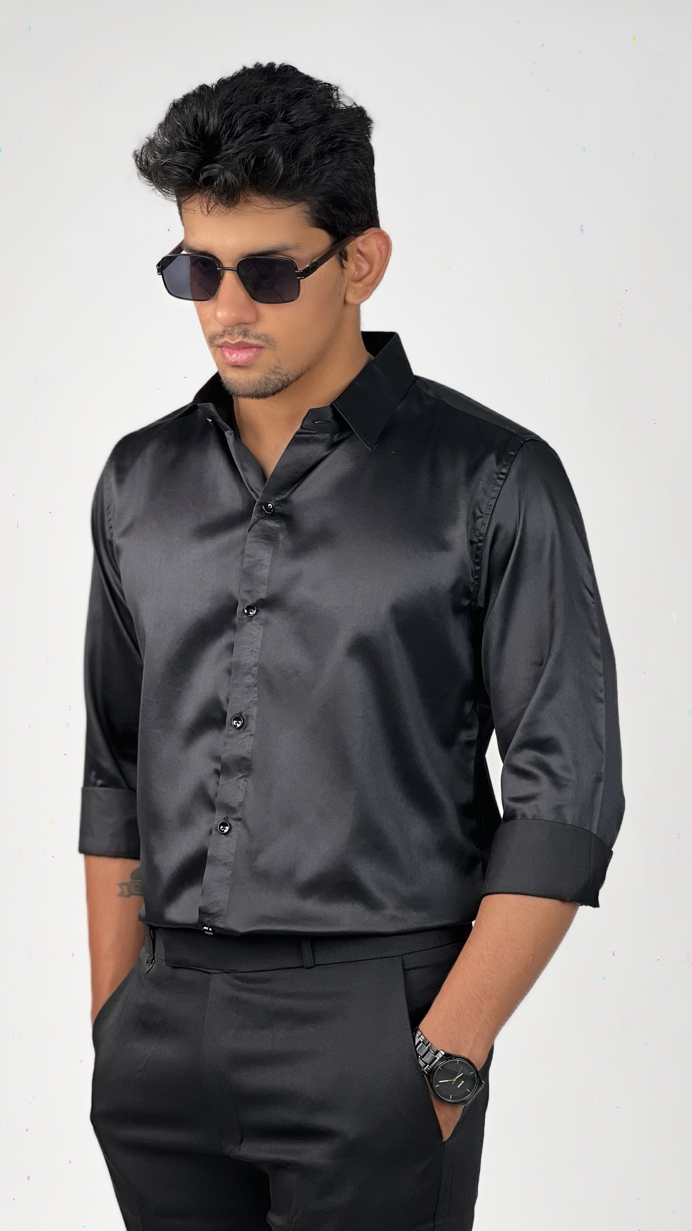 BLACK FORMAL SHIRT