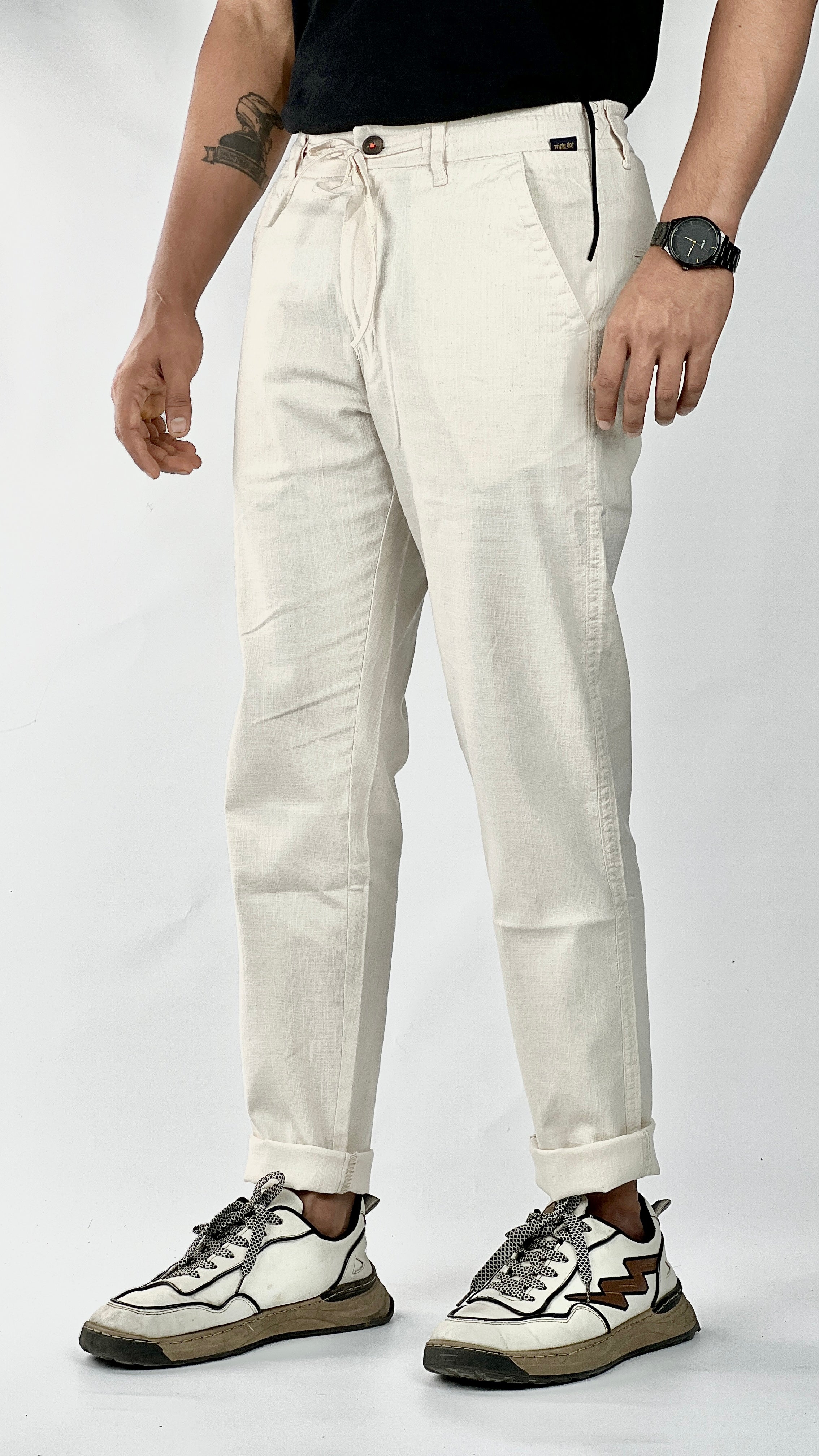 LENIN COTTON ELASTIC PANT