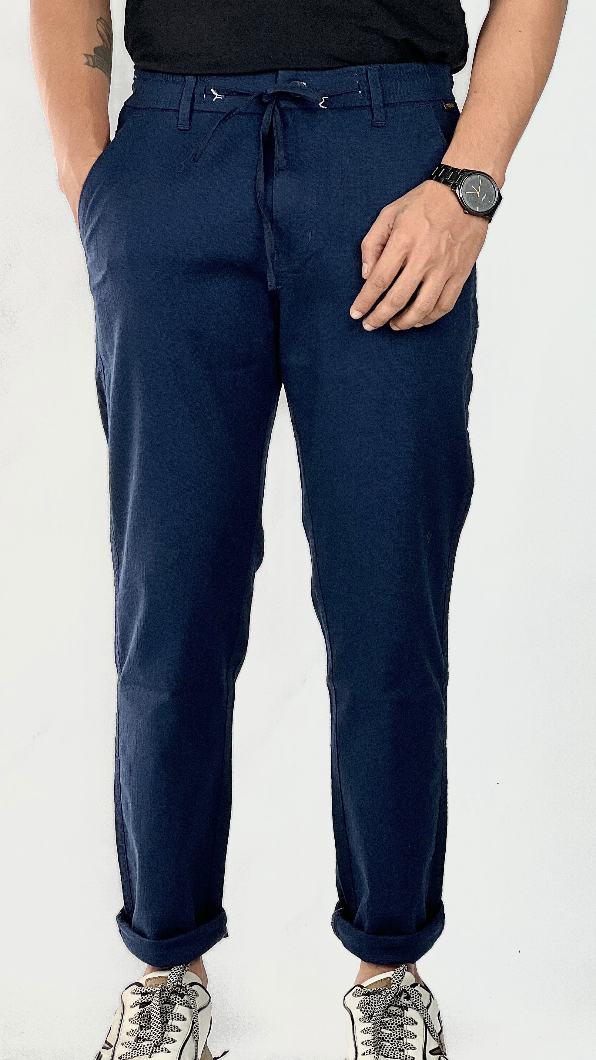 LENIN COTTON ELASTIC PANT