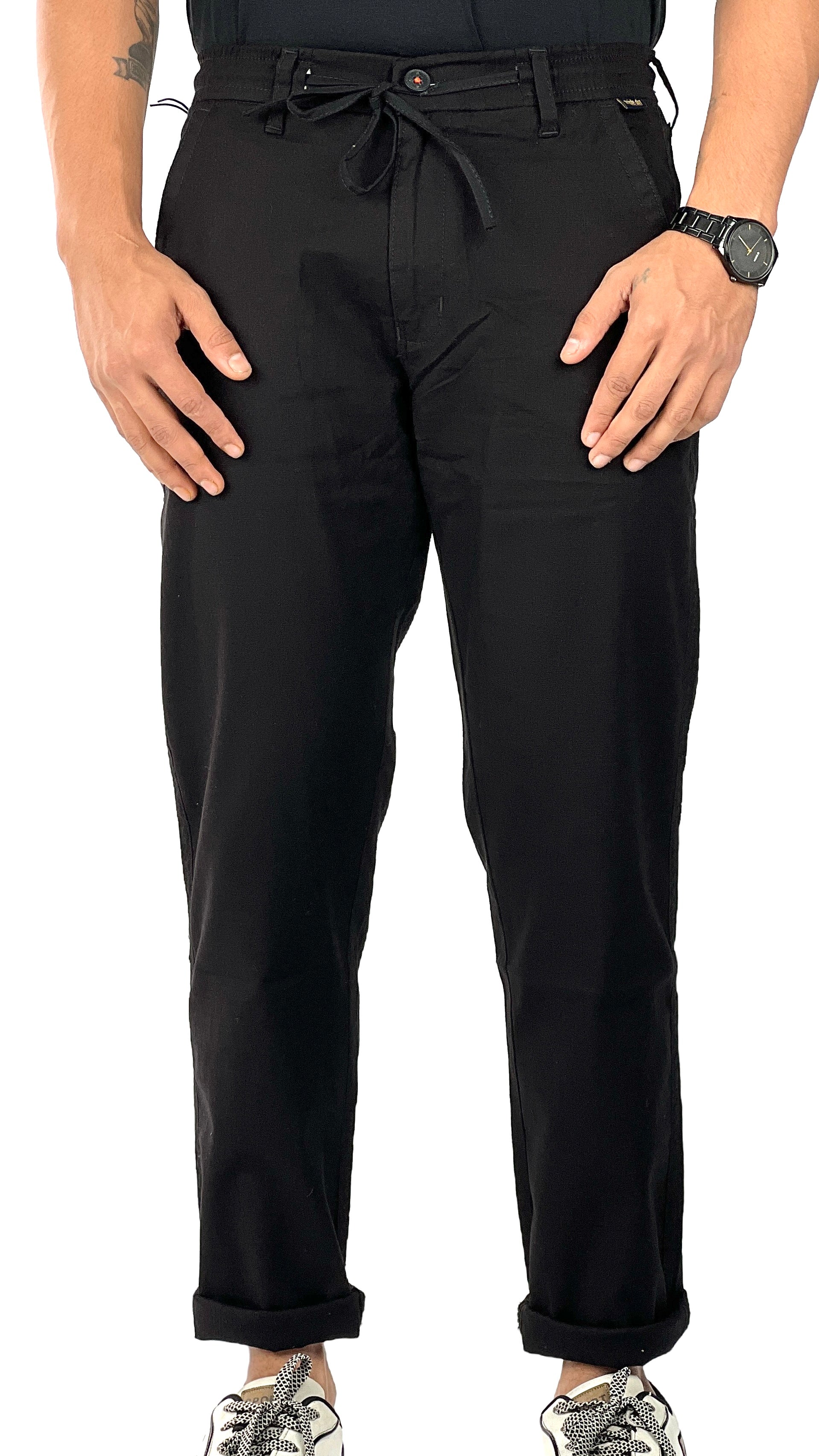 LENIN COTTON ELASTIC PANT