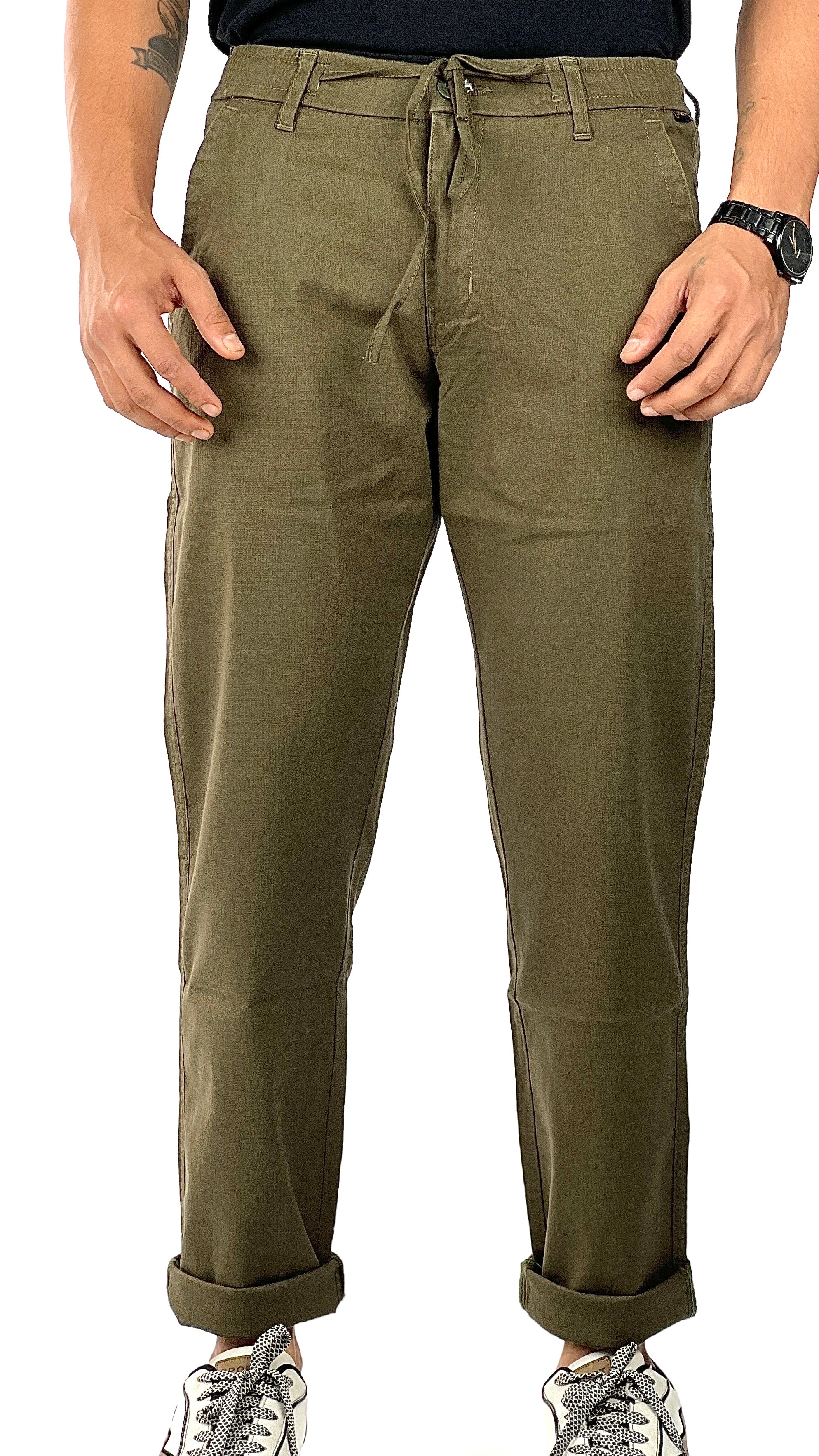 LENIN COTTON ELASTIC PANT