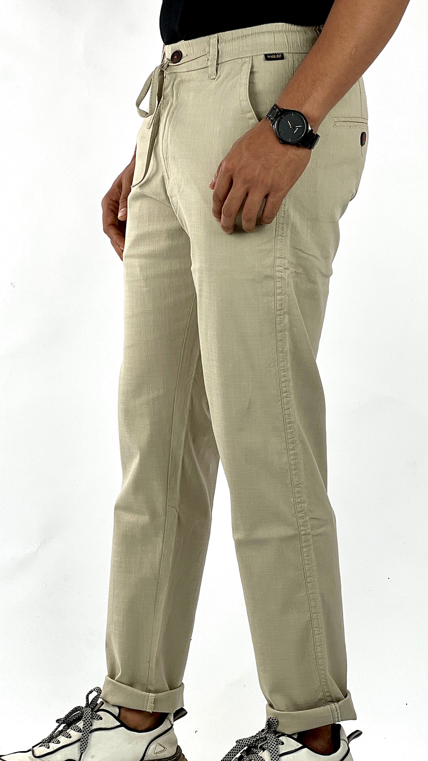 LENIN COTTON ELASTIC PANT