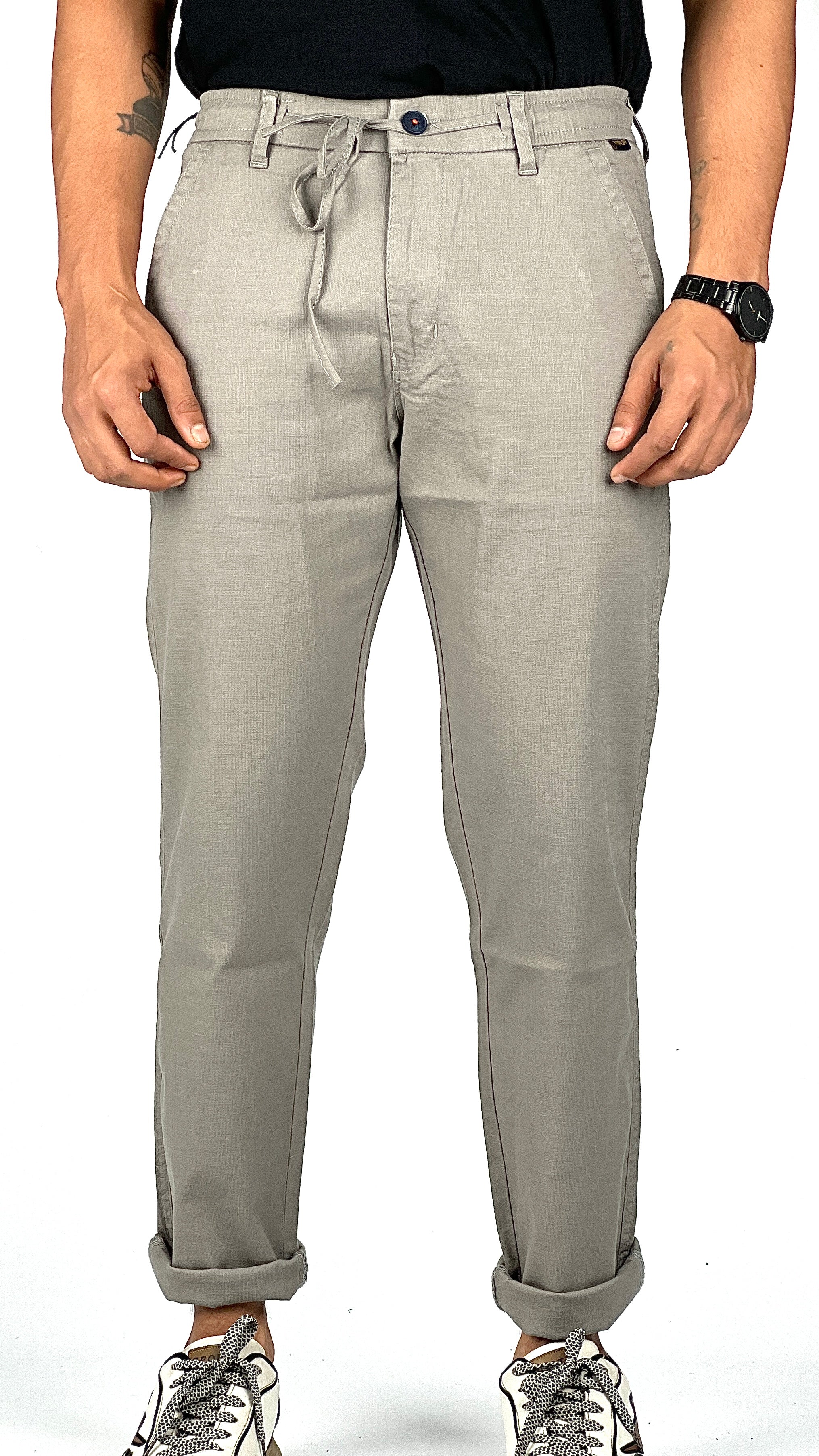 LENIN COTTON ELASTIC PANT