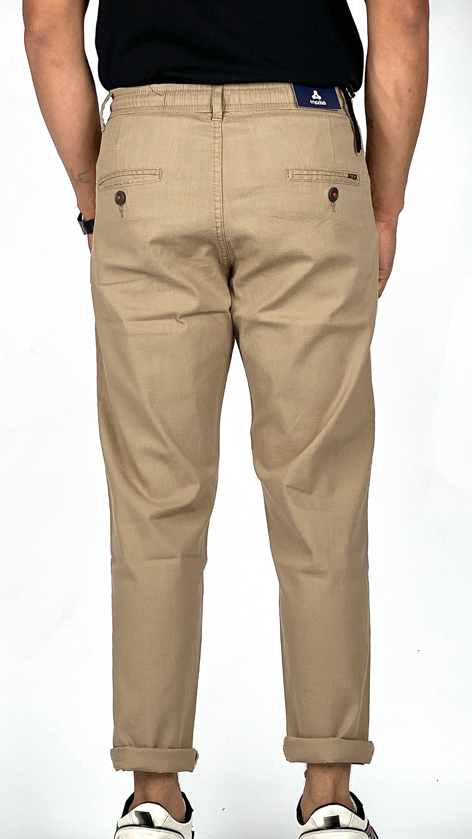 LENIN COTTON ELASTIC PANT