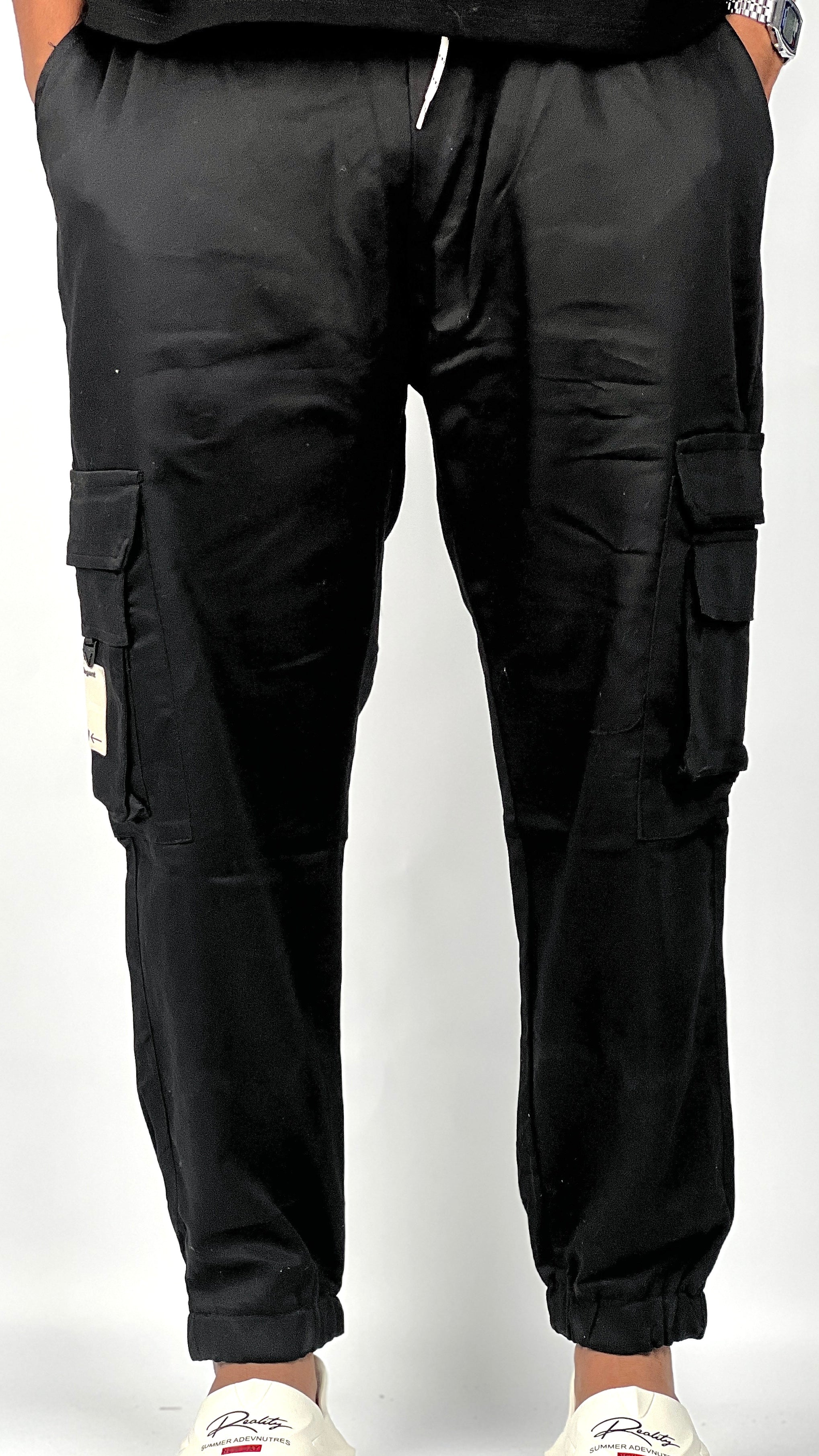 COTTON SIDE POCKET JOGGER