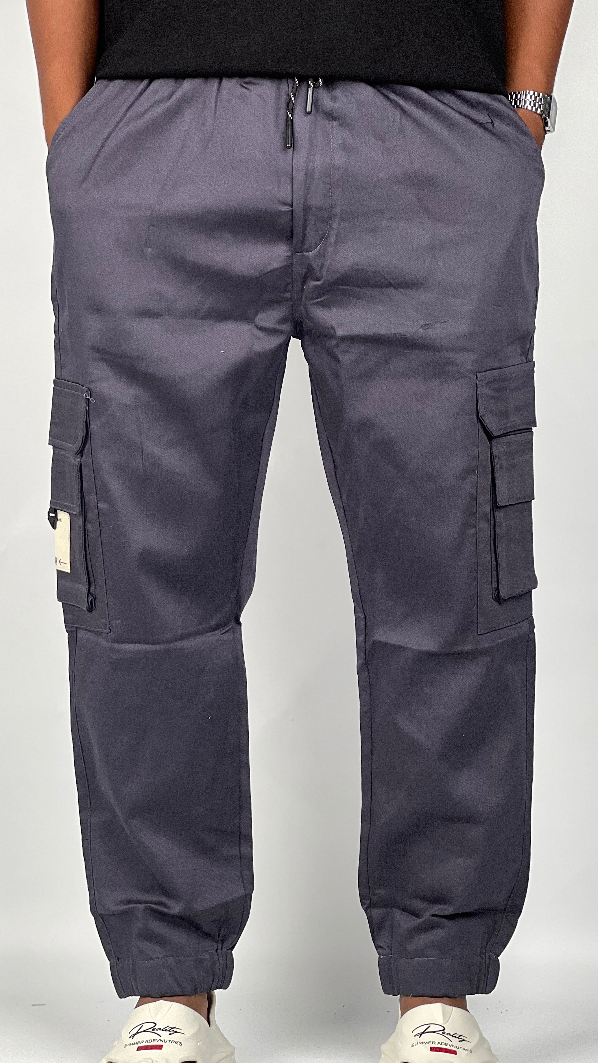 COTTON SIDE POCKET JOGGER