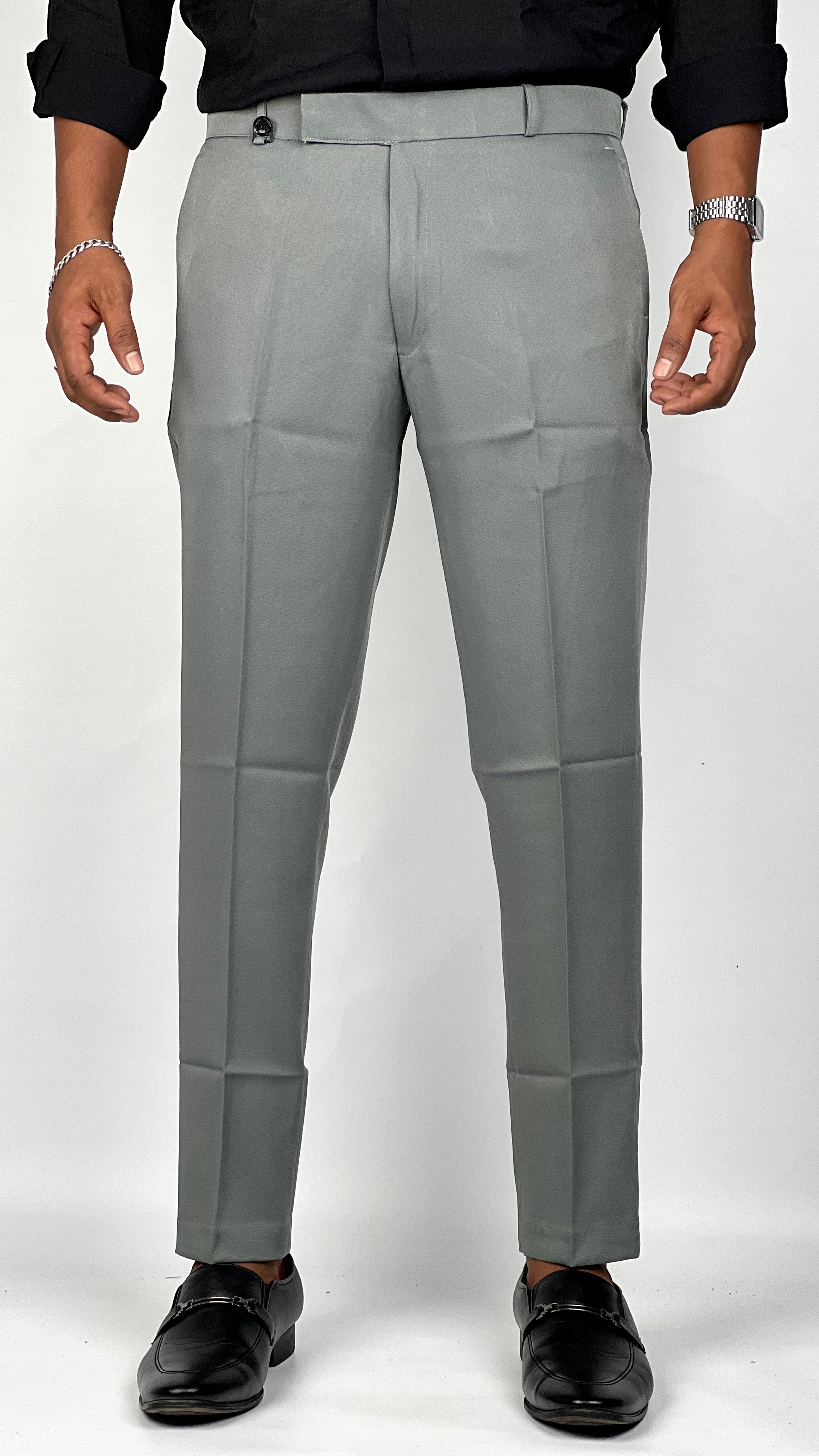 SILVER FORMAL TROUSER