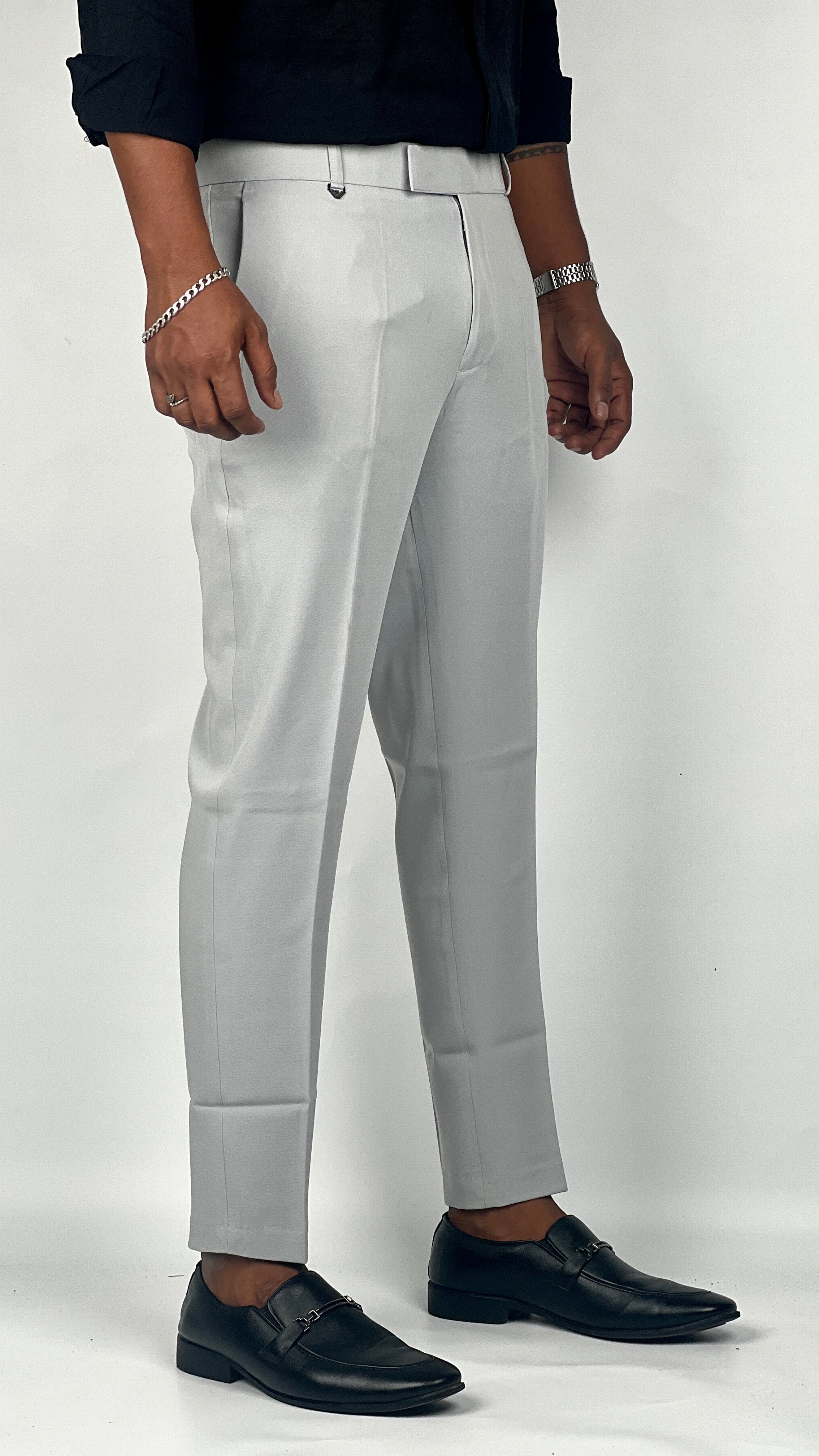 CEMENT FORMAL TROUSER