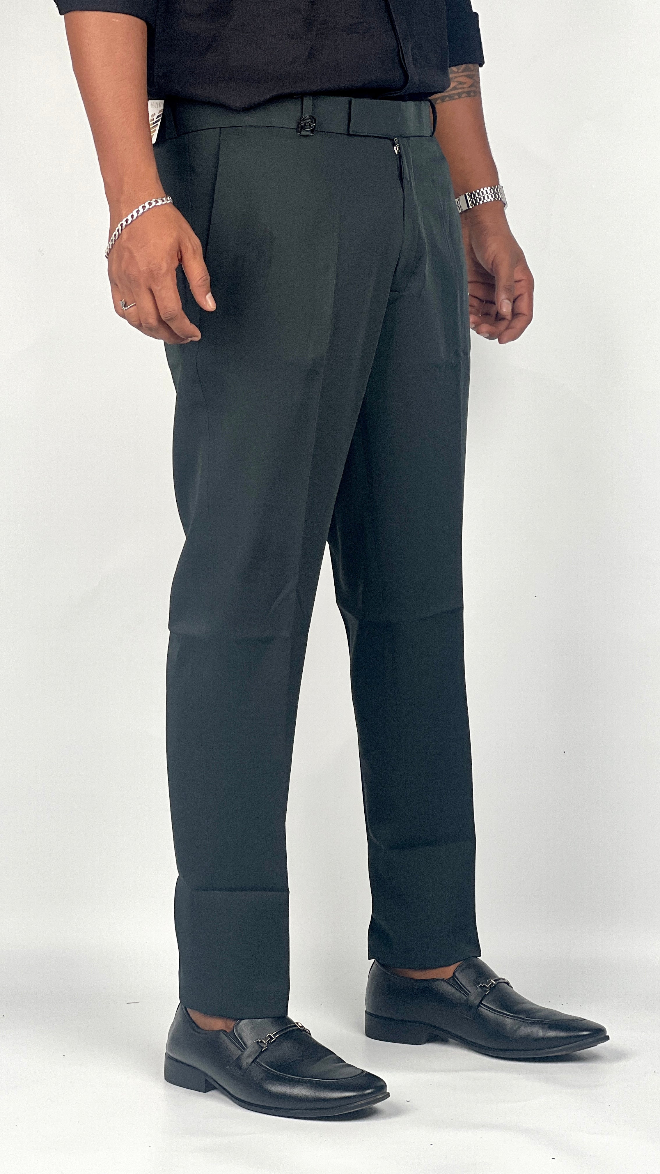 DARK GREEN FORMAL TROUSER