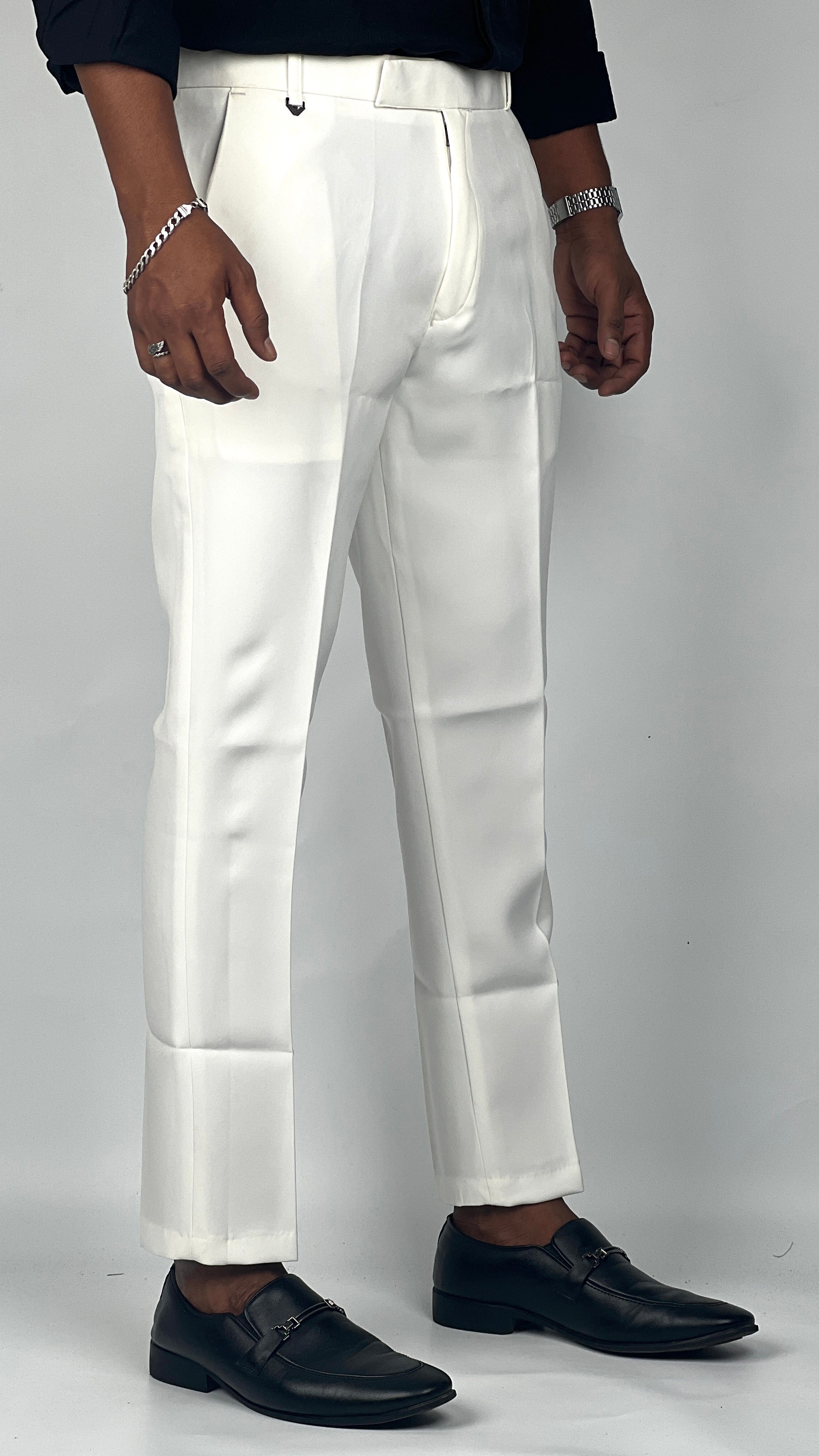 OFF WHITE FORMAL TROUSER