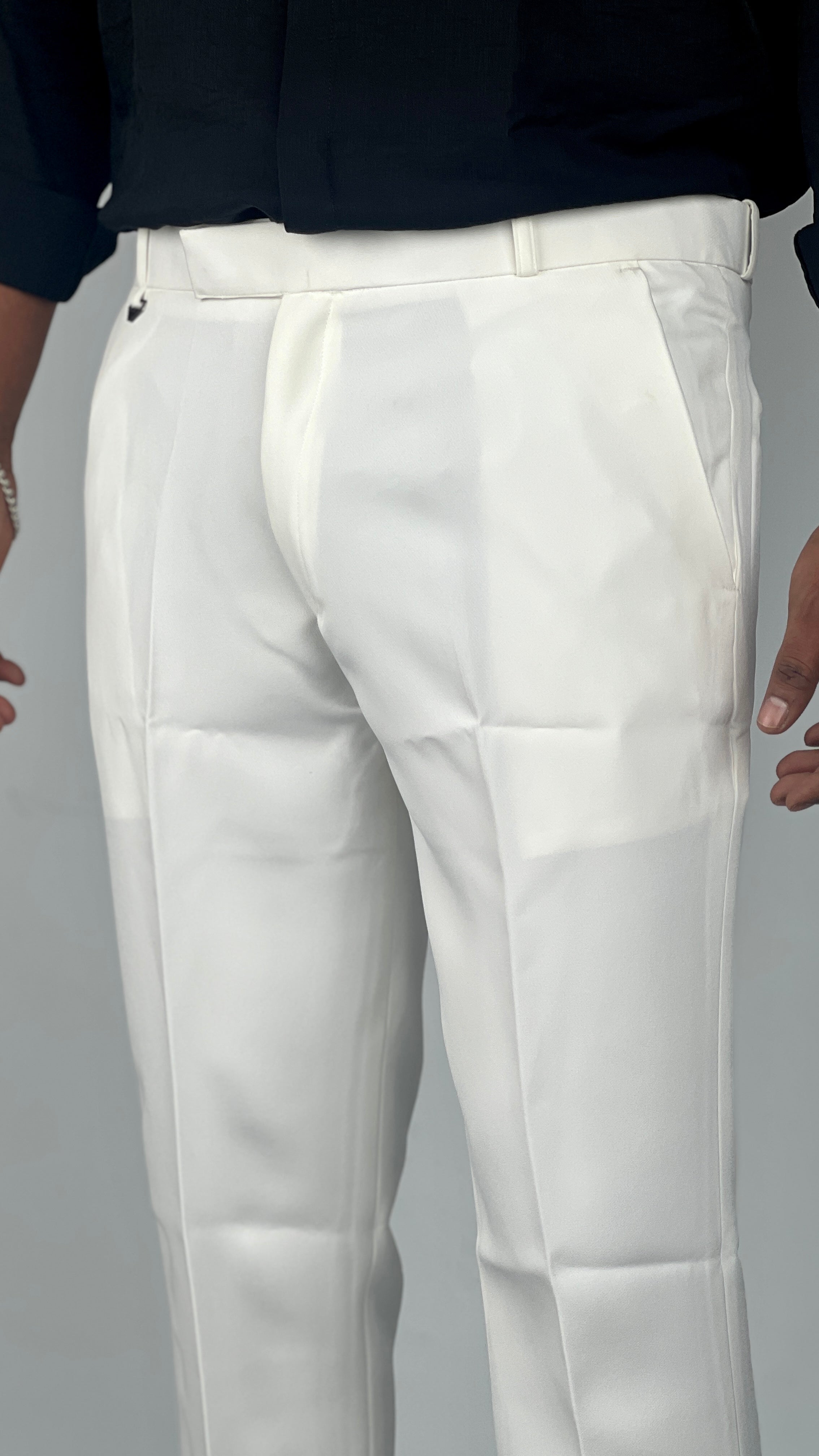 OFF WHITE FORMAL TROUSER