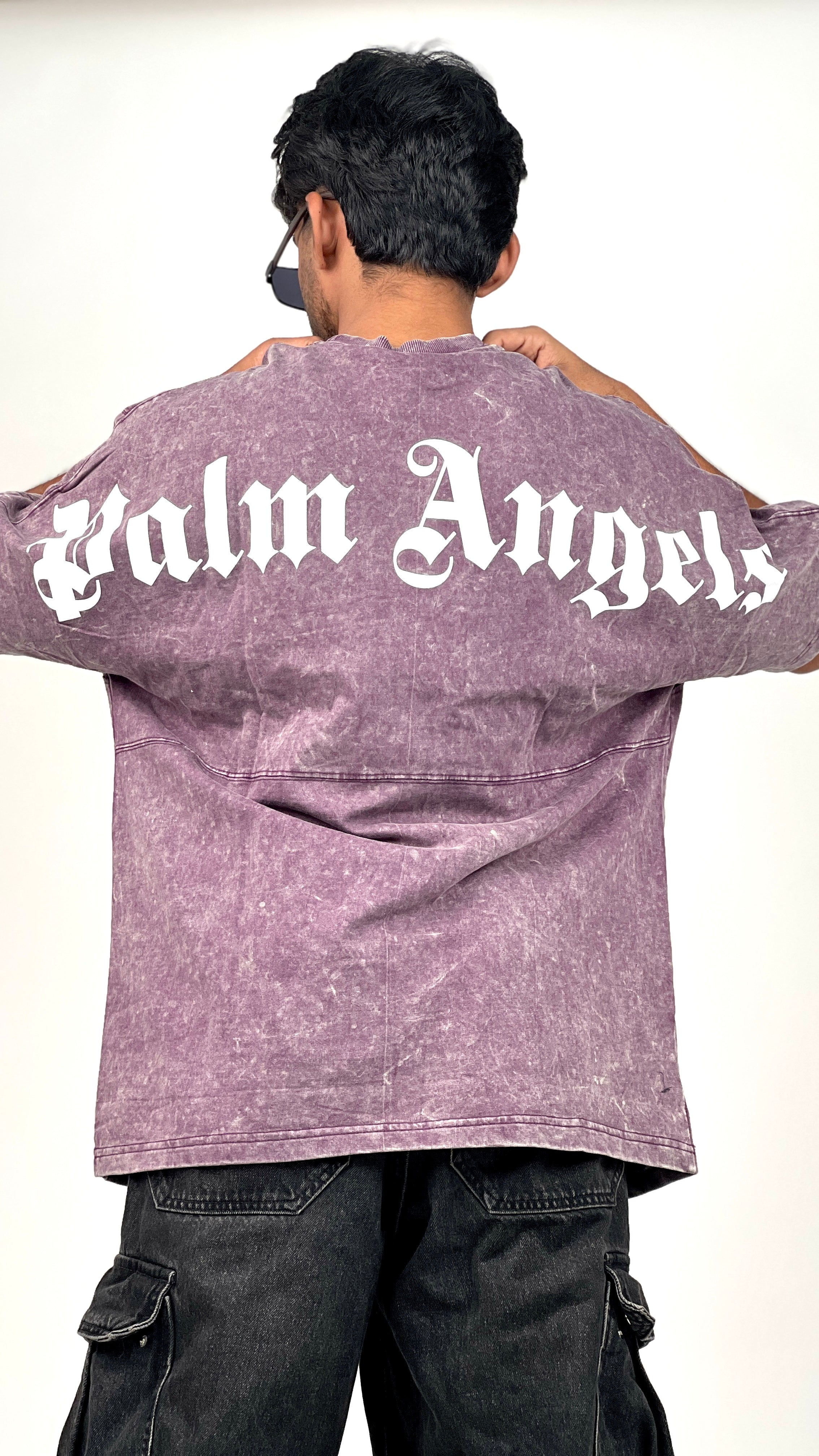 ACID WASH TSHIRT - PALM ANGELS