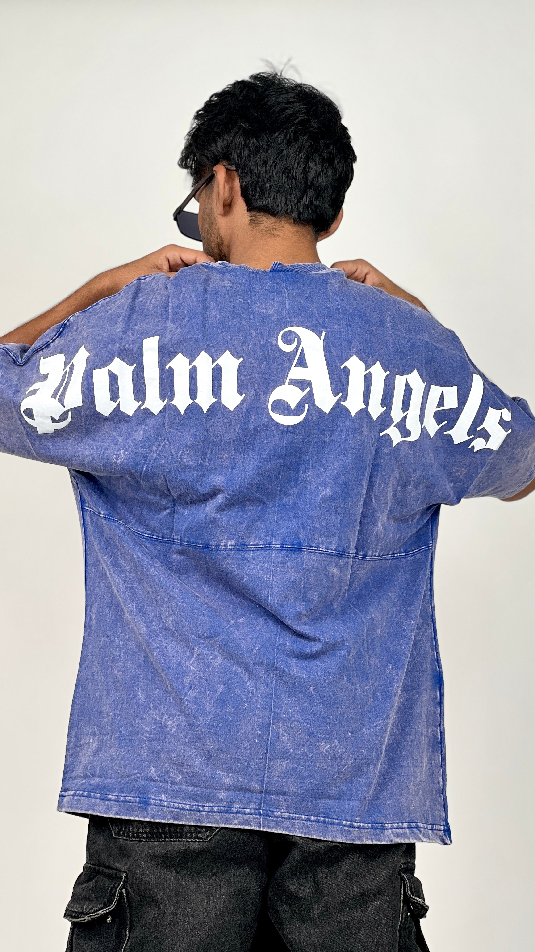 ACID WASH TSHIRT - PALM ANGELS