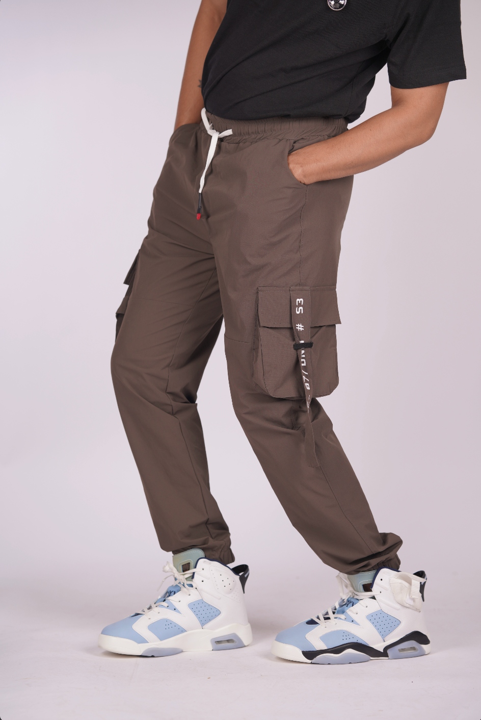 imported track pant brown