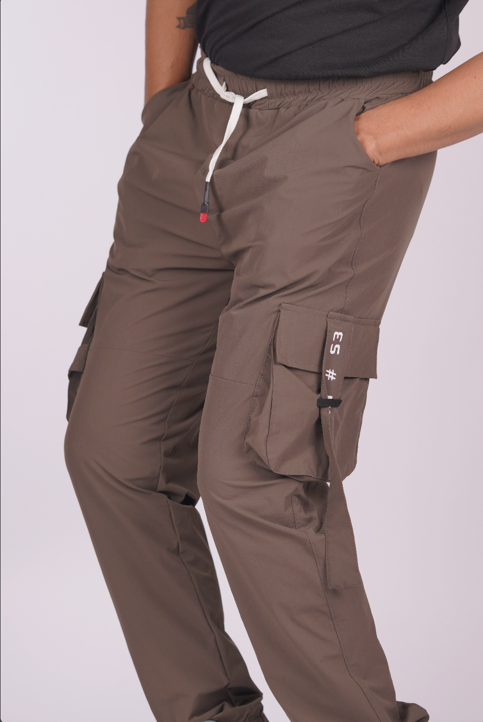 imported track pant brown