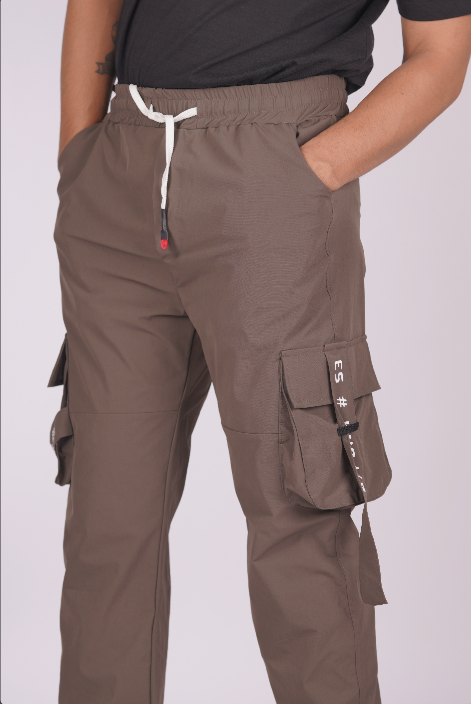 imported track pant brown