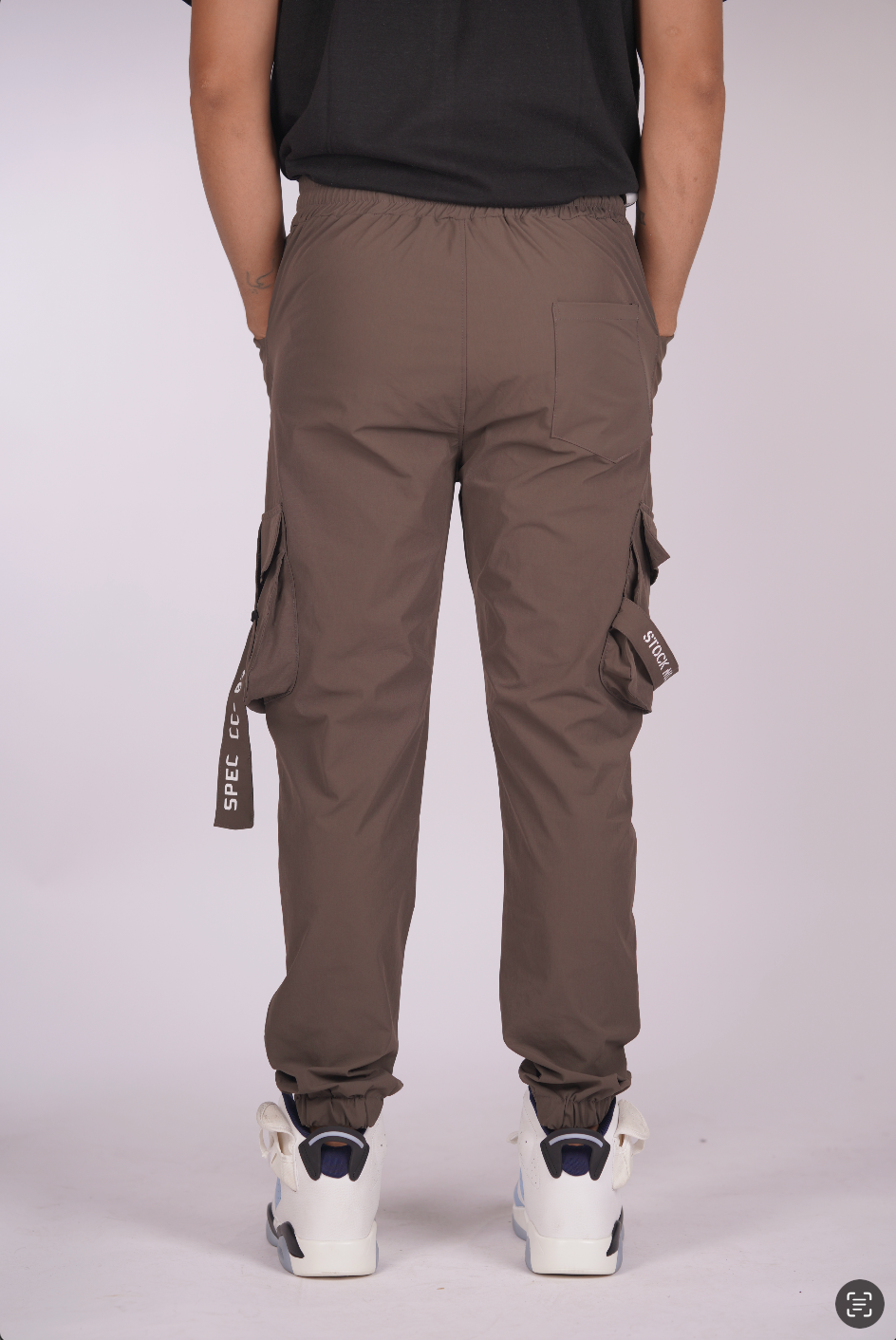 imported track pant brown