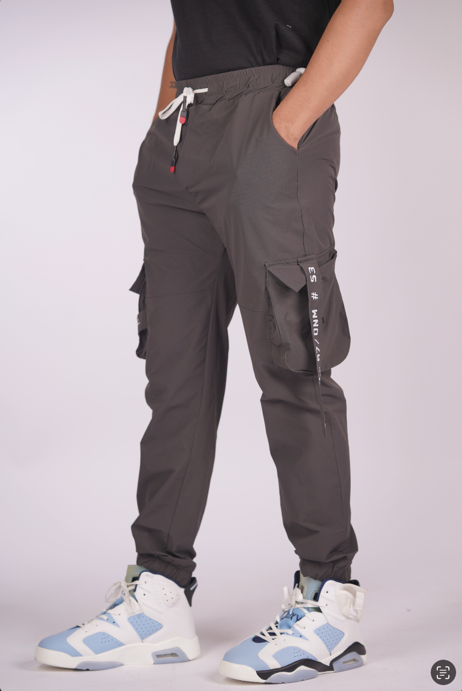 imported track pant grey