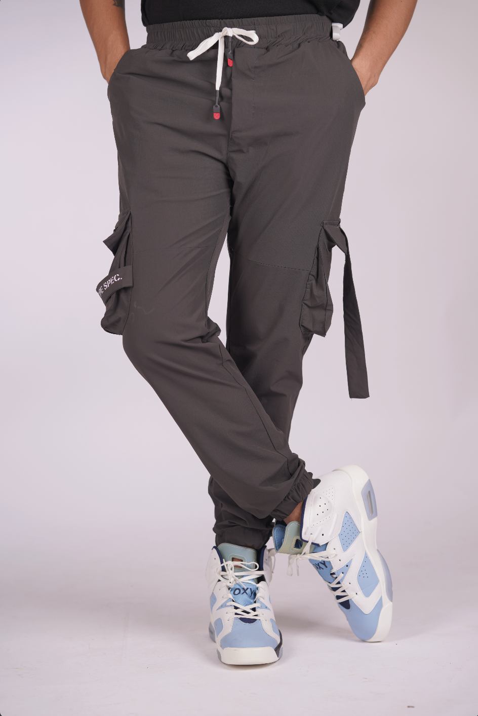 imported track pant grey