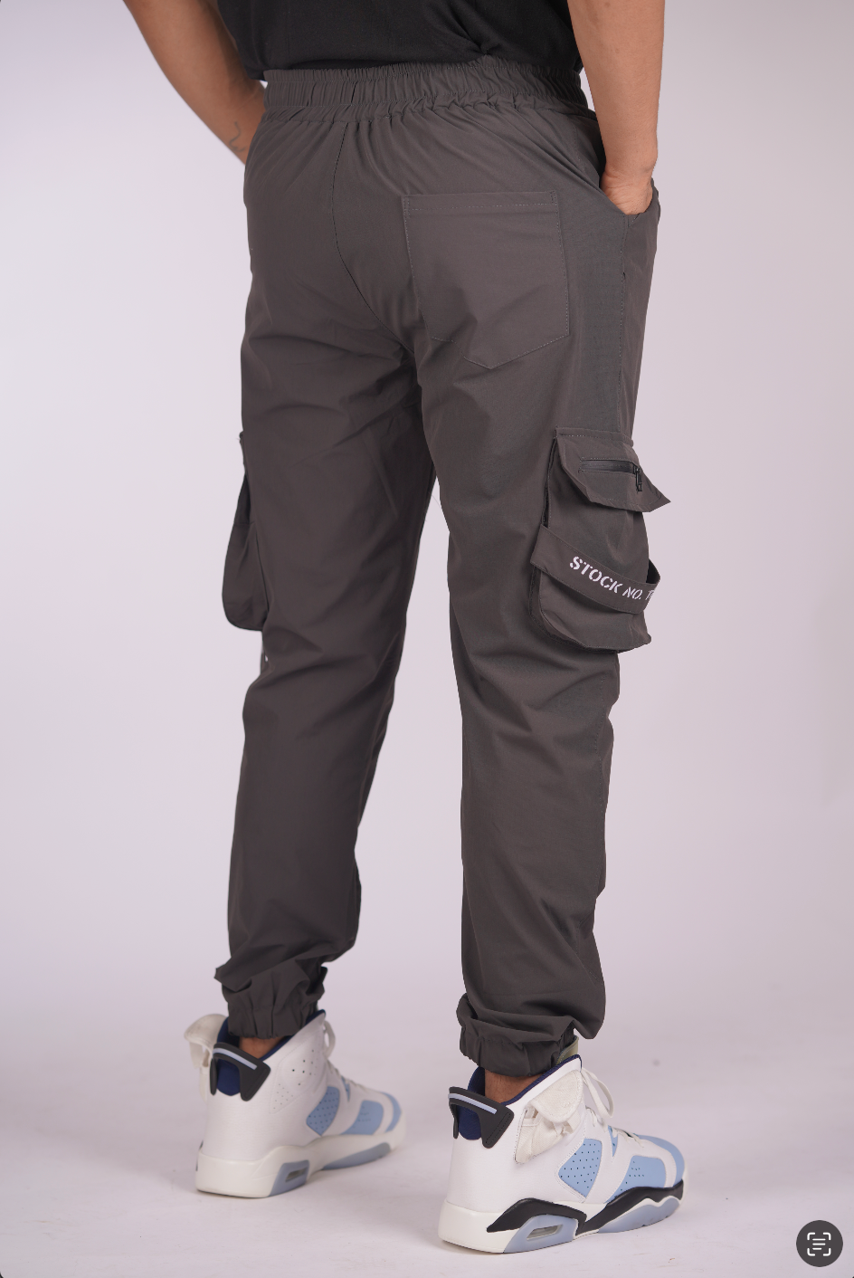 imported track pant grey